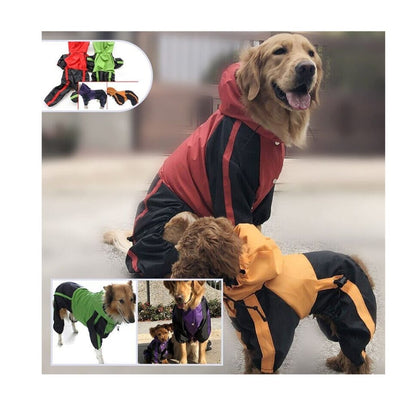 Wasserdichter Regenjacke für den Hund